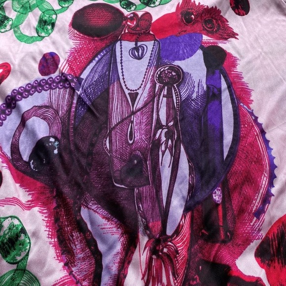 Custo Barcelona Viscose Long Sleeve Blouse - Free Size - Picture 7 of 7